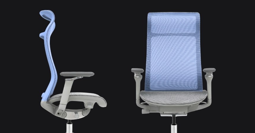 AERO WYSOKIE ERGONOMICZNE OPARCIE